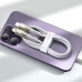 Кабель усиленная оплетка Baseus Glimmer Series Type-C to Type-C 100W 2 метра CADH000802 белый