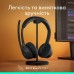 Bluetooth-гарнитура беспроводная накладная Logitech Zone 300 Wireless (981-001407) черная