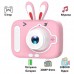 Детская цифровая камера - фотоаппарат X900 rabbit (розовая)