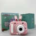 Детская цифровая камера - фотоаппарат X900 rabbit (розовая)