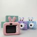 Детская цифровая камера - фотоаппарат X900 rabbit (розовая)