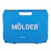 Профессиональный набор инструментов в кейсе Molder MT60094 - 1/2 1/4" 72 T CR-V 94 предмета