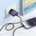 Зарядное устройство 30W Hoco N44 комплект с кабелем темно синий