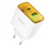 Зарядное устройство Hoco CS42a 30W адаптер питания на 2 выхода + кабель Usb-C - Lightning белый