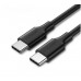 Кабель 2 м UGREEN US300 Type-C to Type-C 5A 100 вт черный (60552)