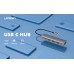 Хаб адаптер Ugreen CM136 Type-C - на HDMI 3xUSB 3.0 Type-C PD (50209)