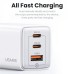 Зарядное устройство 3 порта Usams US-CC180 triple GaN 1A + 2C 65W 5A белое