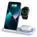 Беспроводное зарядное устройство складное WiWU Foldable 3 in 1 Wireless Charger Wi-W020