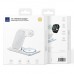 Беспроводное зарядное устройство складное WiWU Foldable 3 in 1 Wireless Charger Wi-W020