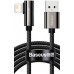 Кабель Baseus Legend Elbow USB - Lightning (1m) CALCS-A01 поворотный коннектор черный