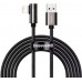 Кабель Baseus Legend Elbow USB - Lightning (1m) CALCS-A01 поворотный коннектор черный