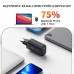 Зарядный адаптер - блок питания Essager 65W 3 порта 1usb + 2usb-c черный