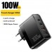 Зарядный адаптер - блок Essager 100W ES-CD37 2C+2U черный