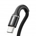 Кабель усиленный 2 метра Baseus USB - Type-C CATGH-C01 2m черный