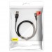 Кабель усиленный 2 метра Baseus USB - Type-C CATGH-C01 2m черный