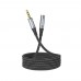 Кабель переходник Hoco UPA20 3.5mm мама - Mini-jack 3.5 mm папа 1 метр черный