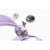 Наушники беспроводные QCY AilyBuds Clear T32 Headphones фиолетовые