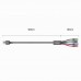 Кабель Baseus Fast 4-in-1 Cable For iP + 2*Type-C + Micro 3.5A 1.2m CA1T4-B01 черный