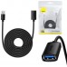 Кабель - удлинитель Baseus AirJoy Series USB male to USB female (папа - мама) 0.5м