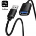 Кабель - удлинитель Baseus AirJoy Series USB male to USB female (папа - мама) 0.5м