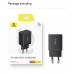 Блок питания - зарядный адаптер Baseus Cube Fast Charger 2 порта C + U 30W (P10111404113-00) черный