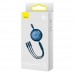 Кабель Baseus Bright Mirror 2 Series 3-in-1 (MicroUSB + Lightning + Type-C) 66W 1.1 метра синий
