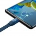 Кабель Baseus Bright Mirror 2 Series 3-in-1 (MicroUSB + Lightning + Type-C) 66W 1.1 метра синий
