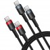 Кабели - набор из 2 штук - Baseus Cafule Type-C to Type-C 100W 2 метра (2pcs)