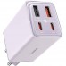 Зарядное устройство Baseus GaN6 Pro Fast Charger 2 Type-C + 2 USB 65W фиолетовое