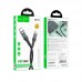 Кабель с дисплеем HOCO U115 Transparent Discovery Type-C to Type-C 1.2m 100W черный