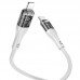 Кабель с дисплеем HOCO U115 Type-C to Lightning PD 20W 1.2 метра серый