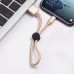 Кабель Hoco X35 cool 25 cm USB to Type-C - короткий - золотистый