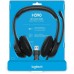 Гарнитура накладная - наушники с коннектором USB - Logitech H340 Headset USB (981-000475) черная