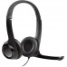 Гарнитура накладная - наушники с коннектором USB - Logitech H340 Headset USB (981-000475) черная