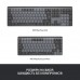 Клавиатура беспроводная механическая Logitech MX Mechanical Mini Minimalist Graphite (920-010780)