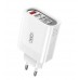 Зарядное устройство XO L100 4 USB порта выход 18W адаптер питания белый