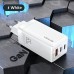 Зарядное устройство на 3 выхода usb USAMS GaN Mini US-CC110 65W 5a (CC110TC02) A + 2*C белое