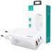 Зарядное устройство на 3 выхода usb USAMS GaN Mini US-CC110 65W 5a (CC110TC02) A + 2*C белое