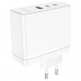 Адаптер питания 3 порта (выхода) BOROFONE BN11 Imperial PD100W three-port (2C1A) белый