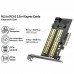 Контроллер - плата расширения UGREEN CM302 M.2 M-Key+M.2 B-Key to PCI-E 3.0*4 Expansion Card (70504)