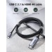 Кабель адаптер UGREEN MM142 USB-C to HDMI Male Cable Aluminum Shell 1.5 метра