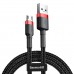 Кабель двусторонний штекер Baseus Cafule USB to micro-USB 1 метр (CAMKLF-B91)