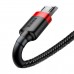 Кабель двусторонний штекер Baseus Cafule USB to micro-USB 1 метр (CAMKLF-B91)