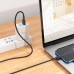 Кабель Micro-USB усиленный HOCO X83 Victory 1 метр черный (6931474770882)