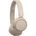 Наушники беспроводные накладные Sony WH-CH520 бежевые (WHCH520C.CE7)