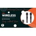 Комплект 2 беспроводных микрофона JBL PartyBox Wireless Mic (JBLWIRELESSMIC)