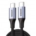 Кабель Ugreen US535 Type-C - Type-C 240W PD 3.1 1 метр черный