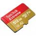 Карта памяти MicroSDXC 512GB SanDisk Extreme C10 V30 U3 (SDSQXAV-512G-GN6MA)