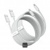 Кабели комплект 2 штуки - Baseus Usb - iPhone - Simple Wisdom набор TZCALZJ-02
