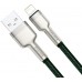 Кабель металлические штекеры BASEUS Cafule Metal USB - Lightning 25 см (CALJK-01) черный